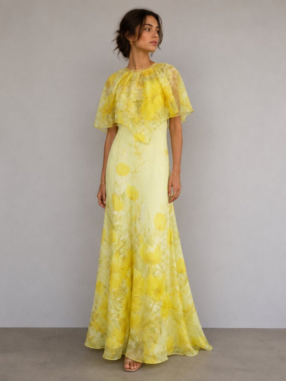 Vintage 60s 70s Gunne Sax Style Maxi Dress Size Large